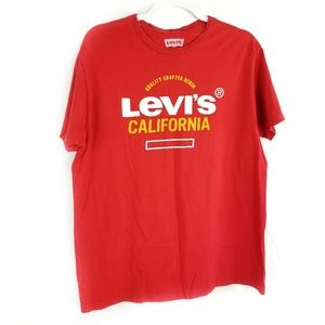 Levi's Red Short Sleeve T-Shirt